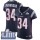 Nike Patriots #34 Rex Burkhead Navy Blue Team Color Super Bowl LIII Bound Men's Stitched NFL Vapor Untouchable Elite Jersey