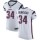 Nike Patriots #34 Rex Burkhead White Men's Stitched NFL Vapor Untouchable Elite Jersey