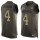 Nike Patriots #4 Jarrett Stidham Green Men's Stitched NFL Limited Salute To Service Tank Top Jersey