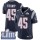 Nike Patriots #45 Donald Trump Navy Blue Team Color Super Bowl LIII Bound Men's Stitched NFL Vapor Untouchable Limited Jersey