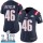 Women's Patriots #46 James Develin Navy Blue Super Bowl LII Stitched NFL Limited Rush Jersey
