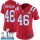 Women's Patriots #46 James Develin Red Alternate Super Bowl LII Stitched NFL Vapor Untouchable Limited Jersey
