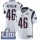 Nike Patriots #46 James Develin White Super Bowl LIII Bound Men's Stitched NFL Vapor Untouchable Limited Jersey