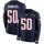 Nike Patriots #50 Chase Winovich Navy Blue Team Color Men's Stitched NFL Limited Therma Long Sleeve Jersey