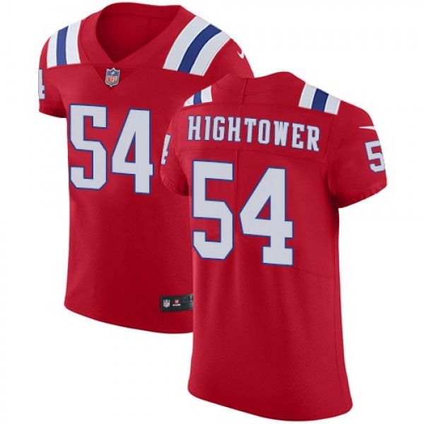 Nike Patriots #54 Dont'a Hightower Red Alternate Men's Stitched NFL Vapor Untouchable Elite Jersey
