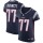 Nike Patriots #77 Michael Bennett Navy Blue Team Color Men's Stitched NFL Vapor Untouchable Elite Jersey