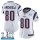 Women's Patriots #80 Danny Amendola White Super Bowl LII Stitched NFL Vapor Untouchable Limited Jersey