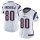 Women's Patriots #80 Danny Amendola White Stitched NFL Vapor Untouchable Limited Jersey