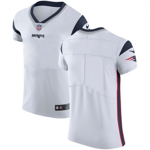Nike Patriots Blank White Men's Stitched NFL Vapor Untouchable Elite Jersey