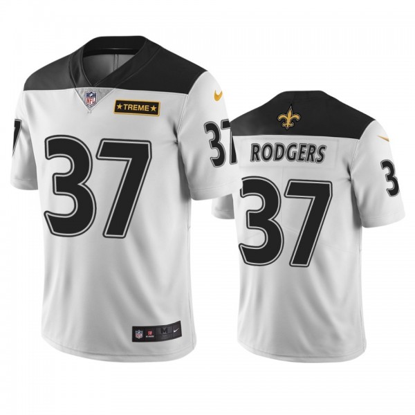 New Orleans Saints #37 Jacquizz Rodgers White Vapor Limited City Edition NFL Jersey