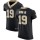 Nike Saints #19 Ted Ginn Jr Black Team Color Men's Stitched NFL Vapor Untouchable Elite Jersey
