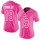 Women's Saints #19 Ted Ginn Jr Pink Stitched NFL Limited Rush Jersey