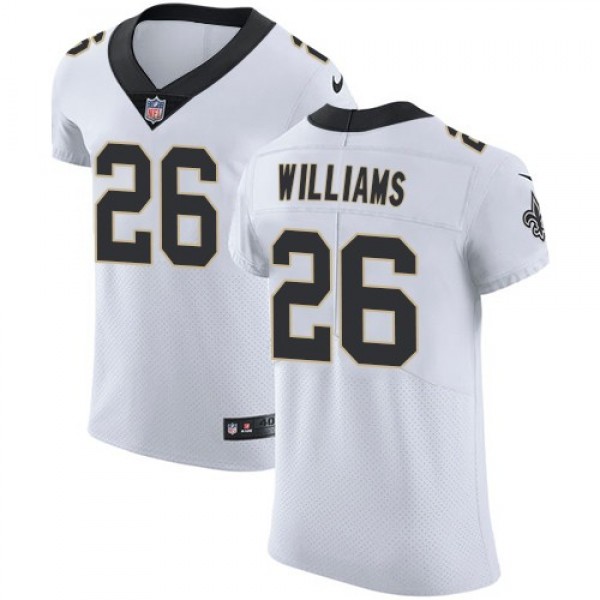 Nike Saints #26 P.J. Williams White Men's Stitched NFL Vapor Untouchable Elite Jersey
