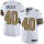 Nike Saints #40 Delvin Breaux White Men's Stitched NFL Limited Rush Jersey