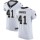 Nike Saints #41 Alvin Kamara White Men's Stitched NFL Vapor Untouchable Elite Jersey