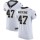 Nike Saints #47 Alex Anzalone White Men's Stitched NFL Vapor Untouchable Elite Jersey