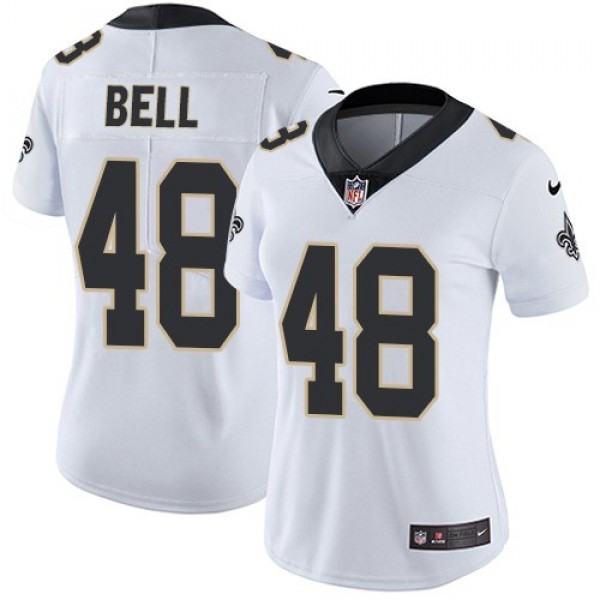 Women's Saints #48 Vonn Bell White Stitched NFL Vapor Untouchable Limited Jersey