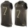 Nike Saints #7 Morten Andersen Green Men's Stitched NFL Limited Salute To Service Tank Top Jersey