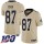 Nike Saints #87 Jared Cook Gold Men's Stitched NFL Limited Inverted Legend 100th Season Jersey