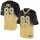 Nike Saints #89 Josh Hill Black/Gold Men's Stitched NFL Elite Fadeaway Fashion Jersey