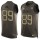 Nike Saints #89 Josh Hill Green Men's Stitched NFL Limited Salute To Service Tank Top Jersey