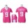 Women's Saints #9 Drew Brees Pink Draft Him Name Number Top Stitched NFL Elite Jersey