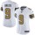 Women's Saints #9 Drew Brees White Stitched NFL Limited Rush Jersey