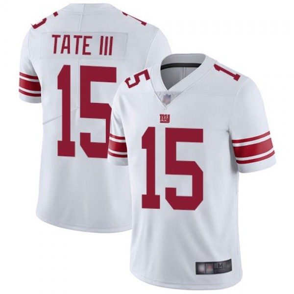 Nike Giants #15 Golden Tate III White Men's Stitched NFL Vapor Untouchable Limited Jersey