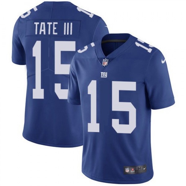 Nike Giants #15 Golden Tate Royal Blue Team Color Men's Stitched NFL Vapor Untouchable Limited Jersey