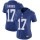 Women's Giants #17 Dwayne Harris Royal Blue Team Color Stitched NFL Vapor Untouchable Limited Jersey