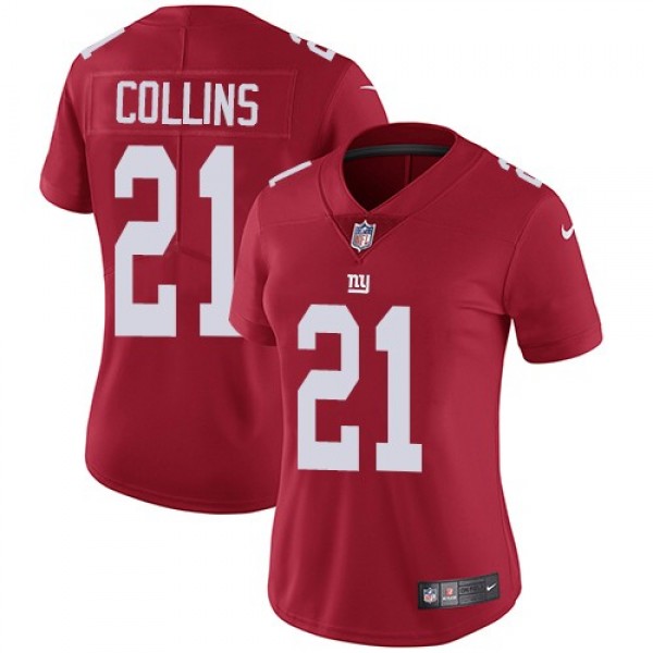 Women's Giants #21 Landon Collins Red Alternate Stitched NFL Vapor Untouchable Limited Jersey