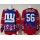 Nike Giants #56 Lawrence Taylor Royal Blue/Red Men's Ugly Sweater