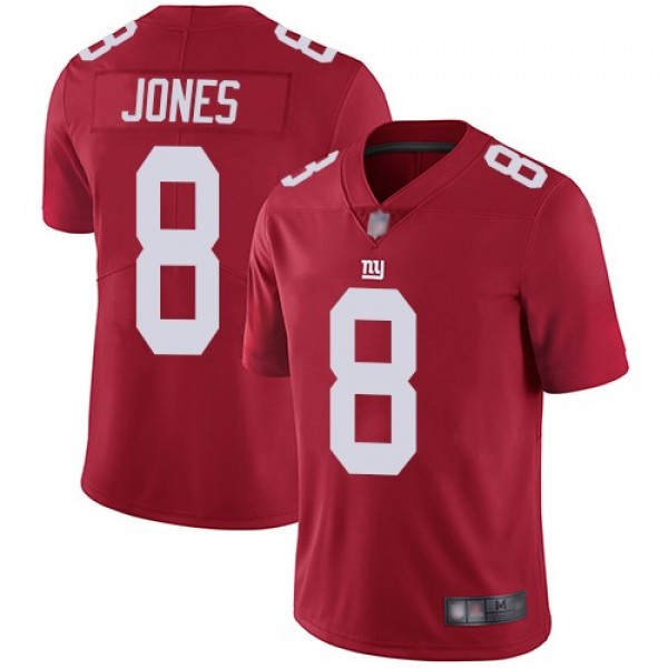 Nike Giants #8 Daniel Jones Red Men's Stitched NFL Limited Inverted Legend Jersey