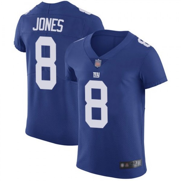 Nike Giants #8 Daniel Jones Royal Blue Team Color Men's Stitched NFL Vapor Untouchable Elite Jersey