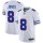 Nike Giants #8 Daniel Jones White Men's Stitched NFL Limited Team Logo Fashion Jersey