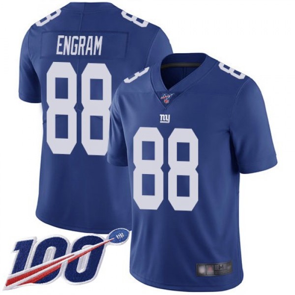 Nike Giants #88 Evan Engram Royal Blue Team Color Men's Stitched NFL 100th Season Vapor Limited Jersey