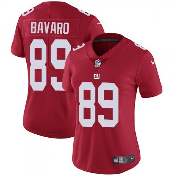 Women's Giants #89 Mark Bavaro Red Alternate Stitched NFL Vapor Untouchable Limited Jersey