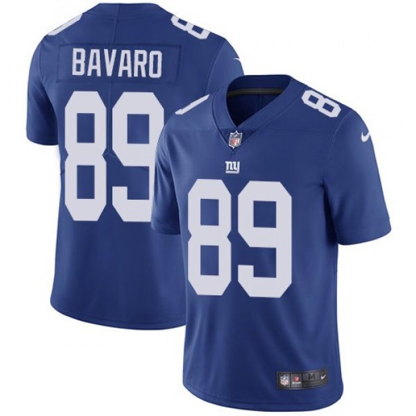 Nike Giants #89 Mark Bavaro Royal Blue Team Color Men's Stitched NFL Vapor Untouchable Limited Jersey