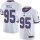 Nike Giants #95 B.J. Hill White Men's Stitched NFL Limited Rush Jersey