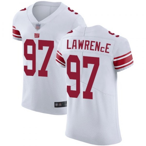 Nike Giants #97 Dexter Lawrence White Men's Stitched NFL Vapor Untouchable Elite Jersey