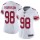 Women's Giants #98 Damon Harrison White Stitched NFL Vapor Untouchable Limited Jersey