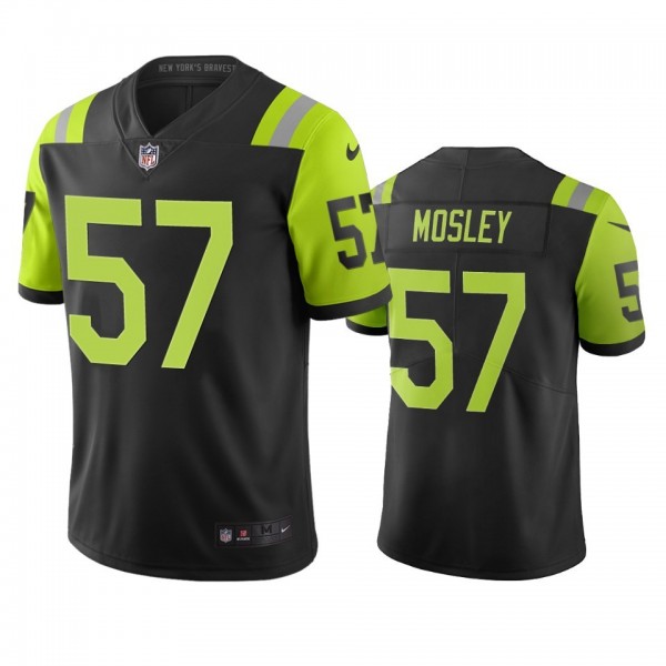 New York Jets #57 C.J. Mosley Black Green Vapor Limited City Edition NFL Jersey