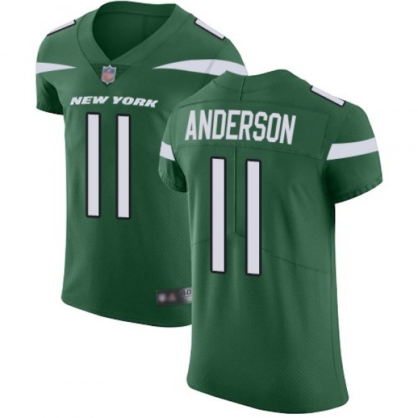 Nike Jets #11 Robby Anderson Green Team Color Men's Stitched NFL Vapor Untouchable Elite Jersey