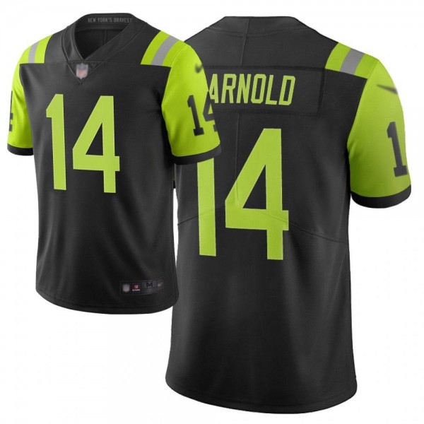 Nike Jets #14 Sam Darnold Black Men's Stitched NFL Limited City Edition Jersey