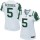 Women's Jets #5 Christian Hackenberg White Stitched NFL Elite Jersey
