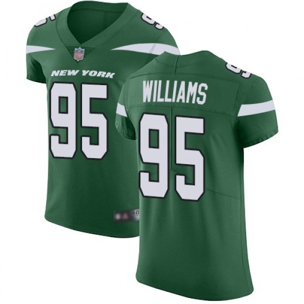 Nike Jets #95 Quinnen Williams Green Team Color Men's Stitched NFL Vapor Untouchable Elite Jersey