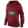 Women's New York Jets Logo Pullover Hoodie Red Jersey