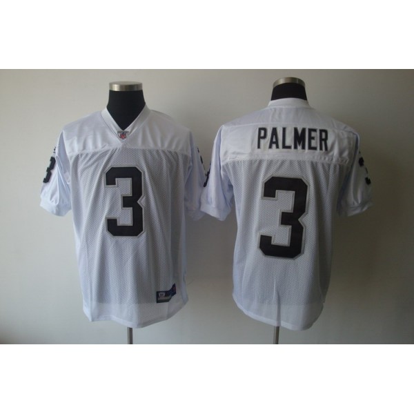 Raiders #3 Carson Palmer White Stitched NFL Jersey