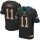 Nike Eagles #11 Carson Wentz Black Alternate Men's Stitched NFL New Elite Gold Jersey