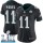 Women's Eagles #11 Carson Wentz Black Alternate Super Bowl LII Stitched NFL Vapor Untouchable Limited Jersey